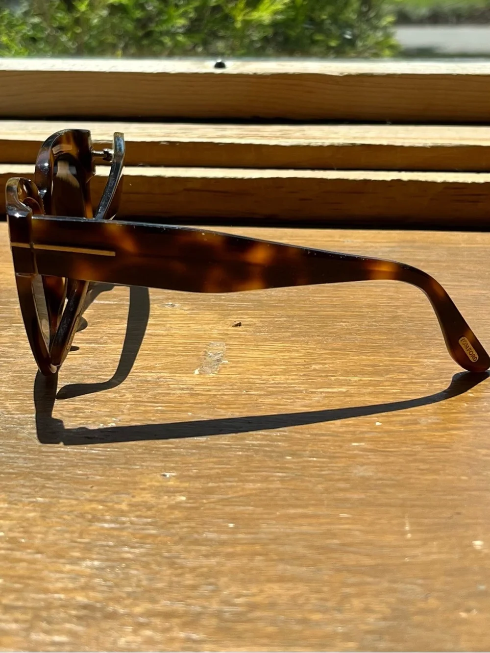 Tom Ford Tortoiseshell Sunglasses with Brown Lenses
